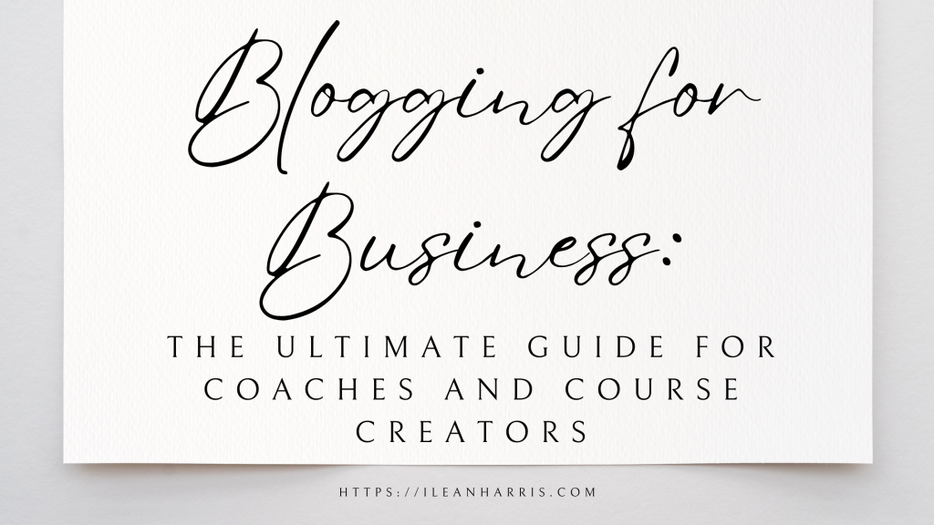 blogging for business