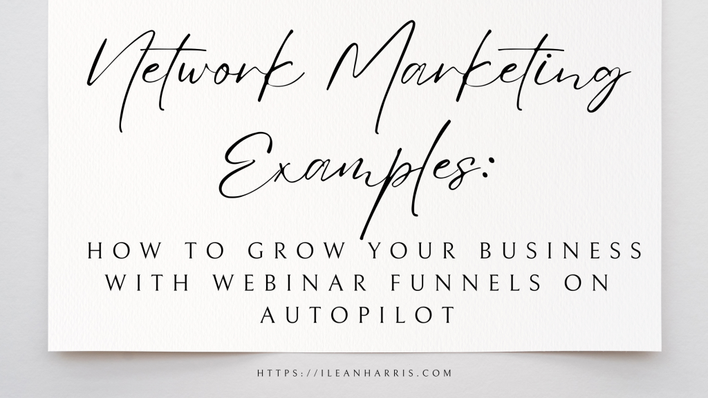 network marketing examples