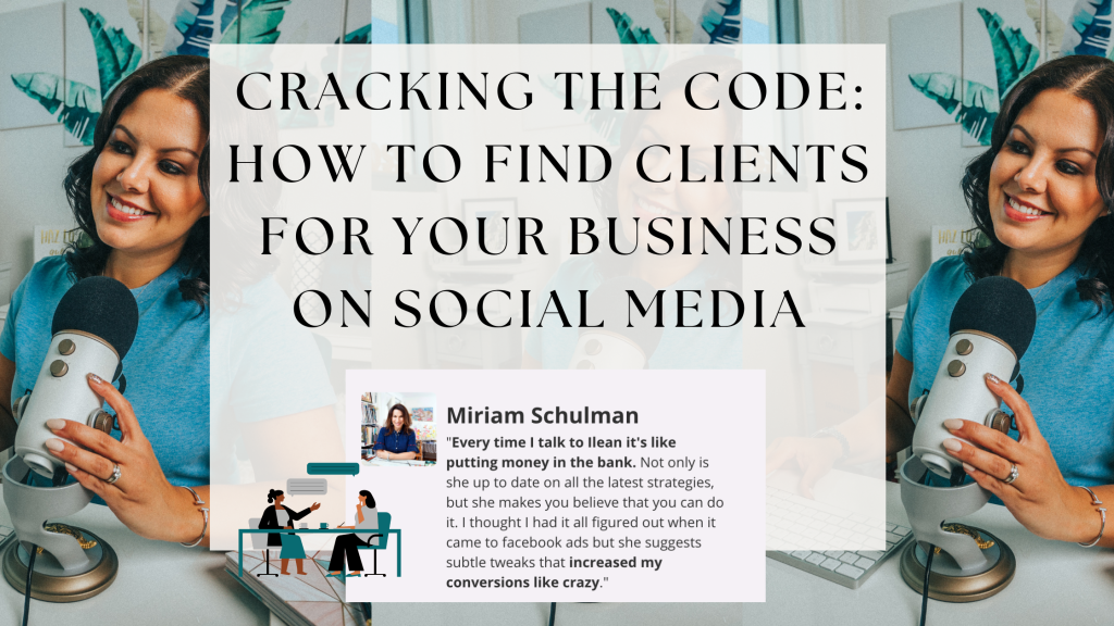 how to find clients for your business on social media